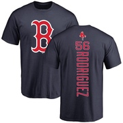 Men's Boston Red Sox Joely Rodriguez ＃56 Backer T-Shirt - Navy