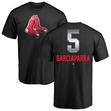 Men's Boston Red Sox Nomar Garciaparra ＃5 Midnight Mascot T-Shirt - Black