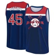 Men's Boston Red Sox Pedro Martinez ＃45 Legend Baseball Tank Top - Navy/Red