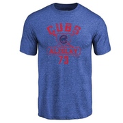 Men's Chicago Cubs Adbert Alzolay ＃73 Base Runner T-Shirt - Royal