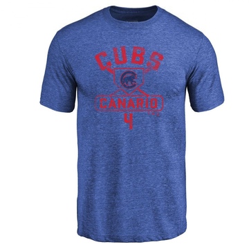 Men's Chicago Cubs Alexander Canario ＃4 Base Runner T-Shirt - Royal