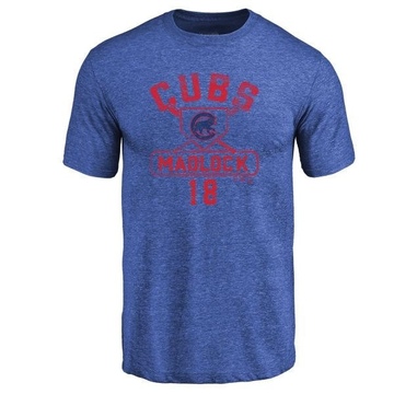 Men's Chicago Cubs Bill Madlock ＃18 Base Runner T-Shirt - Royal