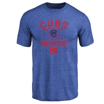 Men's Chicago Cubs Bob Dernier ＃20 Base Runner T-Shirt - Royal