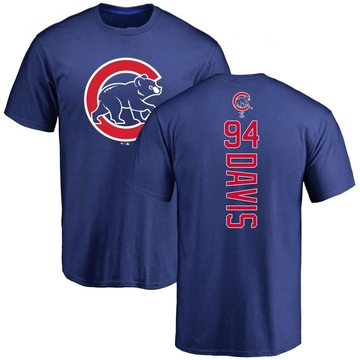 Men's Chicago Cubs Brennen Davis ＃94 Backer T-Shirt - Royal