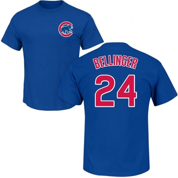 Men's Chicago Cubs Cody Bellinger ＃24 Roster Name & Number T-Shirt - Royal