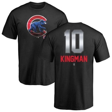 Men's Chicago Cubs Dave Kingman ＃10 Midnight Mascot T-Shirt - Black