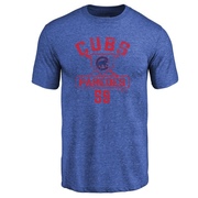 Men's Chicago Cubs Enoli Paredes ＃59 Base Runner T-Shirt - Royal