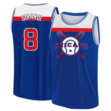 Men's Chicago Cubs Joe Girardi ＃8 Legend Baseball Tank Top - Royal/White