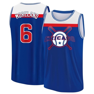 Men's Chicago Cubs Keith Moreland ＃6 Legend Baseball Tank Top - Royal/White