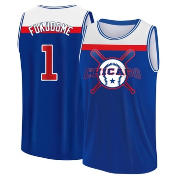 Men's Chicago Cubs Kosuke Fukudome ＃1 Legend Baseball Tank Top - Royal/White