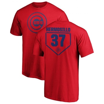 Men's Chicago Cubs Michael Hermosillo ＃37 RBI T-Shirt - Red