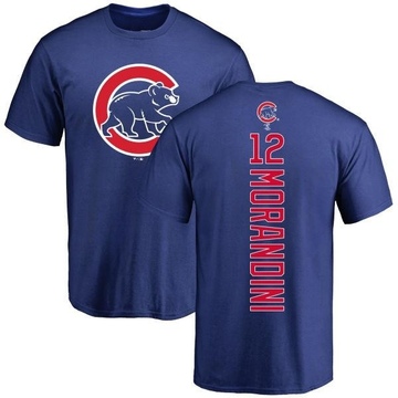 Men's Chicago Cubs Mickey Morandini ＃12 Backer T-Shirt - Royal