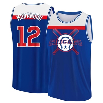 Men's Chicago Cubs Mickey Morandini ＃12 Legend Baseball Tank Top - Royal/White