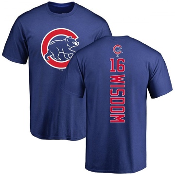 Men's Chicago Cubs Patrick Wisdom ＃16 Backer T-Shirt - Royal