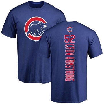 Men's Chicago Cubs Pete Crow-Armstrong ＃52 Backer T-Shirt - Royal