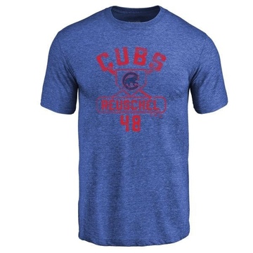 Men's Chicago Cubs Rick Reuschel ＃48 Base Runner T-Shirt - Royal