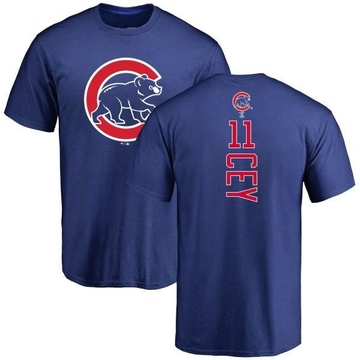 Men's Chicago Cubs Ron Cey ＃11 Backer T-Shirt - Royal