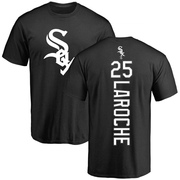 Men's Chicago White Sox Adam LaRoche ＃25 Backer T-Shirt - Black