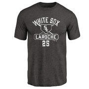 Men's Chicago White Sox Adam LaRoche ＃25 Base Runner T-Shirt - Black