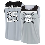 Men's Chicago White Sox Adam LaRoche ＃25 Legend Baseball Tank Top - Gray/Black