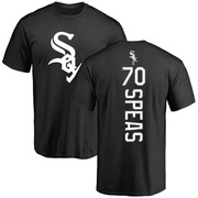 Men's Chicago White Sox Alex Speas ＃70 Backer T-Shirt - Black