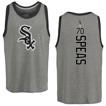 Men's Chicago White Sox Alex Speas ＃70 Backer Tank Top Ash