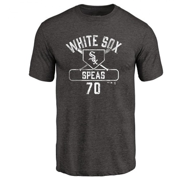 Men's Chicago White Sox Alex Speas ＃70 Base Runner T-Shirt - Black