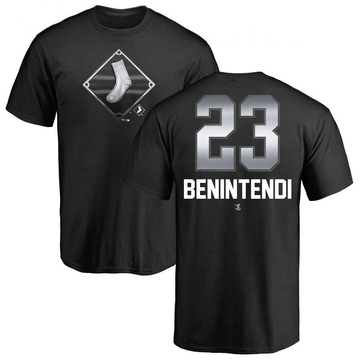 Men's Chicago White Sox Andrew Benintendi ＃23 Midnight Mascot T-Shirt - Black