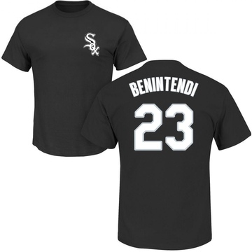 Men's Chicago White Sox Andrew Benintendi ＃23 Roster Name & Number T-Shirt - Black