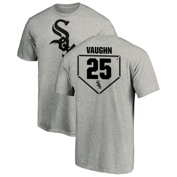 Men's Chicago White Sox Andrew Vaughn ＃25 RBI T-Shirt Heathered - Gray