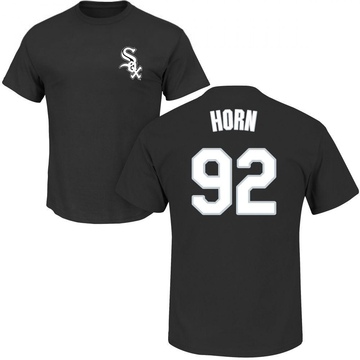 Men's Chicago White Sox Bailey Horn ＃92 Roster Name & Number T-Shirt - Black