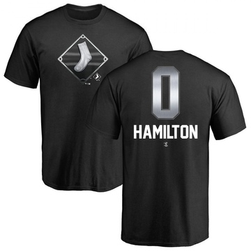 Men's Chicago White Sox Billy Hamilton ＃0 Midnight Mascot T-Shirt - Black