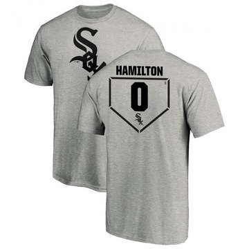 Men's Chicago White Sox Billy Hamilton ＃0 RBI T-Shirt Heathered - Gray