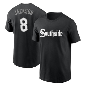 Men's Chicago White Sox Bo Jackson ＃8 City Connect Name & Number T-Shirt - Black