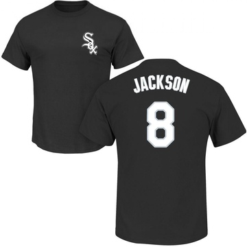 Men's Chicago White Sox Bo Jackson ＃8 Roster Name & Number T-Shirt - Black