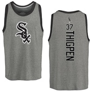 Men's Chicago White Sox Bobby Thigpen ＃37 Backer Tank Top Ash