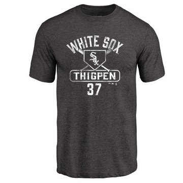 Men's Chicago White Sox Bobby Thigpen ＃37 Base Runner T-Shirt - Black