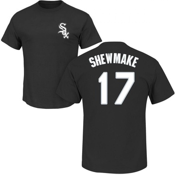 Men's Chicago White Sox Braden Shewmake ＃17 Roster Name & Number T-Shirt - Black