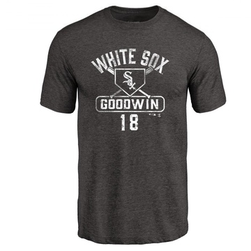 Men's Chicago White Sox Brian Goodwin ＃18 Base Runner T-Shirt - Black