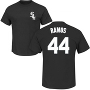 Men's Chicago White Sox Bryan Ramos ＃44 Roster Name & Number T-Shirt - Black