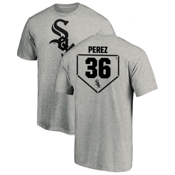 Men's Chicago White Sox Carlos Perez ＃36 RBI T-Shirt Heathered - Gray