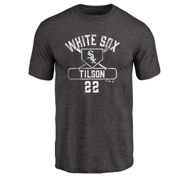 Men's Chicago White Sox Charlie Tilson ＃22 Base Runner T-Shirt - Black