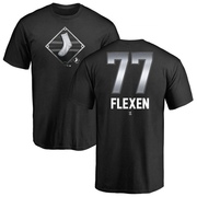 Men's Chicago White Sox Chris Flexen ＃77 Midnight Mascot T-Shirt - Black