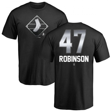 Men's Chicago White Sox Chuckie Robinson ＃47 Midnight Mascot T-Shirt - Black