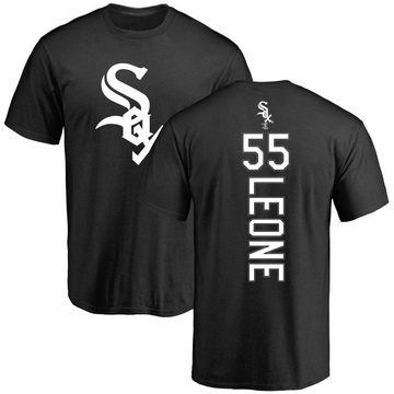 Men's Chicago White Sox Dominic Leone ＃55 Backer T-Shirt - Black