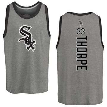 Men's Chicago White Sox Drew Thorpe ＃33 Backer Tank Top Ash