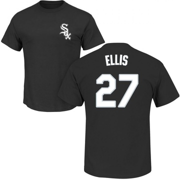 Men's Chicago White Sox Duke Ellis ＃27 Roster Name & Number T-Shirt - Black