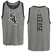 Men's Chicago White Sox Dylan Cease ＃84 Backer Tank Top Ash