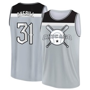 Men's Chicago White Sox Earl Averill ＃31 Legend Baseball Tank Top - Gray/Black