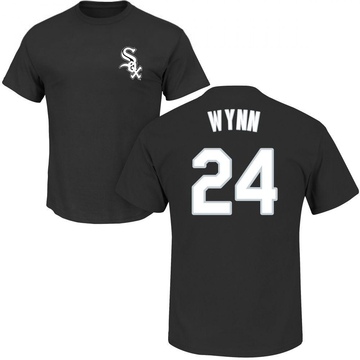Men's Chicago White Sox Early Wynn ＃24 Roster Name & Number T-Shirt - Black